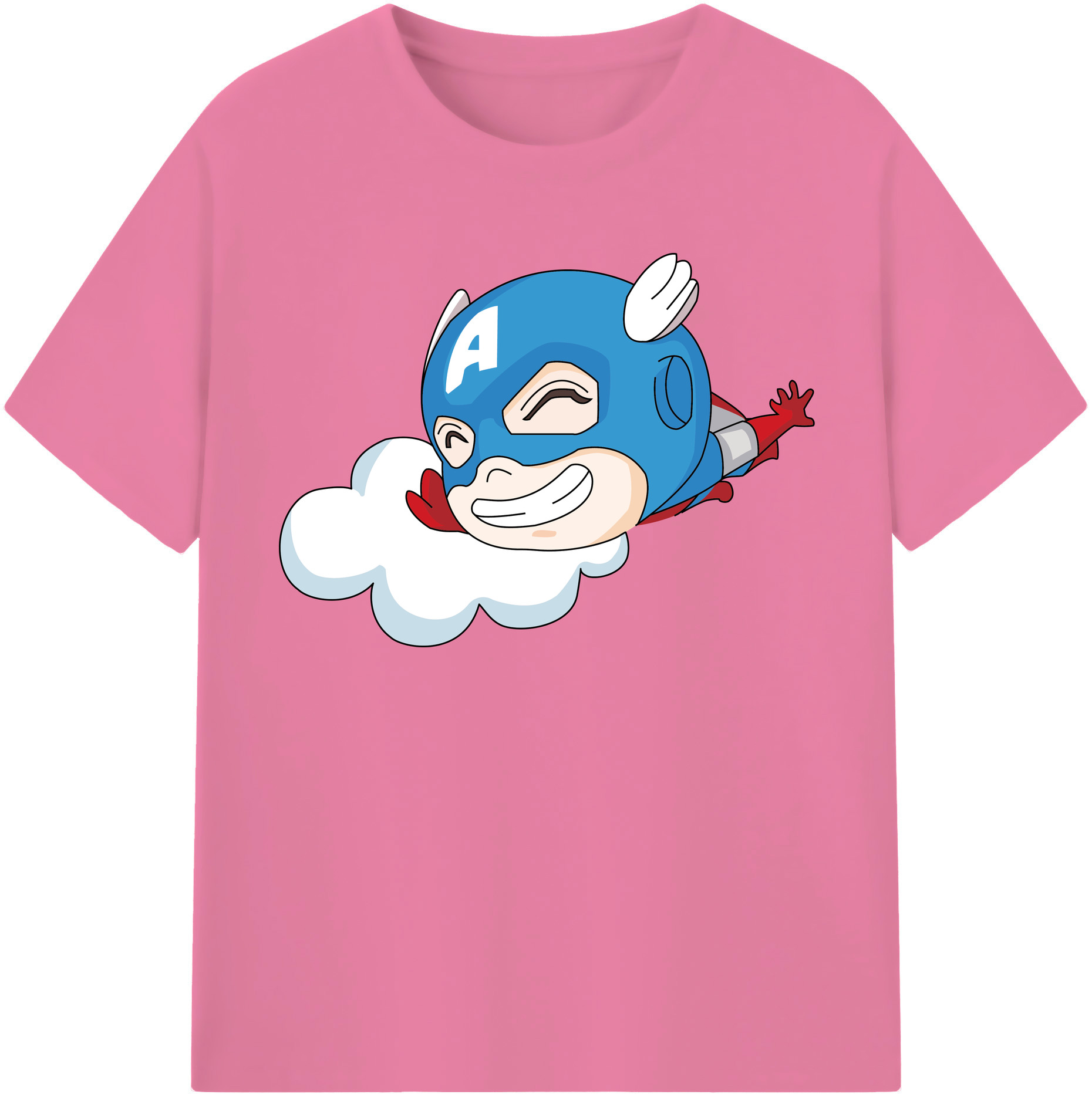 （画像用） アベンジャーズ The Avengers 綿100％半袖Tシャツ（フロントプリント）